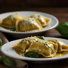 Ravioli ze szpinakiem i mozzarellą: Lekki obiad pełen smaku