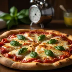 Szybka margherita: Klasyczna pizza na cienkim cieście w 30 minut