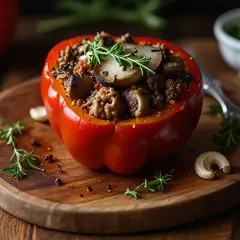 Keto papryka faszerowana: przepis na niskowęglowodanowy posiłek