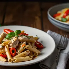 Makaron z ricottą i kurczakiem: Połączenie smaków na obiad