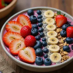 Smoothie bowl z owocami: Zdrowe śniadanie lub przekąska, którą pokochasz