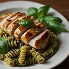 Makaron z pesto i grillowanym kurczakiem: Zdrowy obiad, który pokochasz