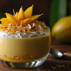 Mus z kokosa i mango: Przepis na tropikalny deser, który warto spróbować