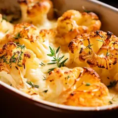 Kalafior z piekarnika - przepis na pieczone danie z kalafiora