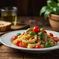 Makaron z halloumi: Pyszne danie wegetariańskie z serem halloumi