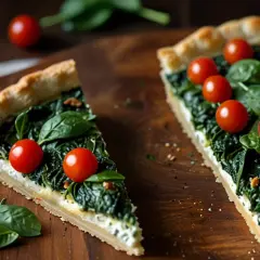 Tarta z ricottą i szpinakiem: Lekki obiad lub kolacja, które pokochasz