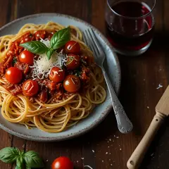 Makaron z pomidorami i parmezanem: Prosty przepis na aromatyczne danie