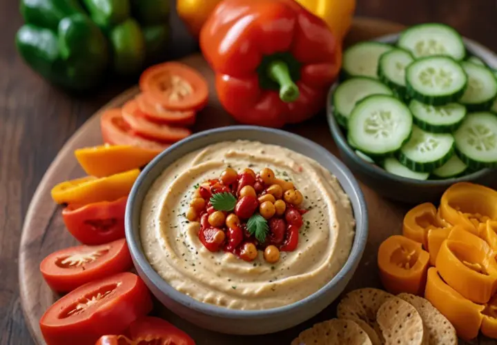 Hummus z papryką: Prosty przepis na zdrową, kremową i pyszną pastę