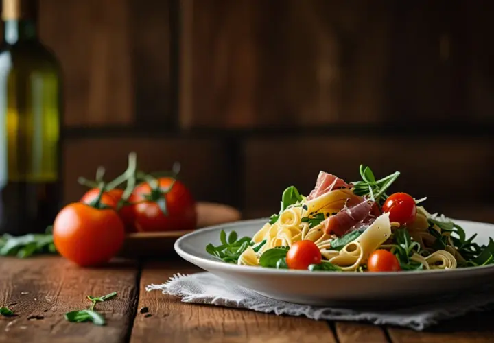 Makaron z rukolą i szynką parmeńską: Smakowite danie na każdy dzień 