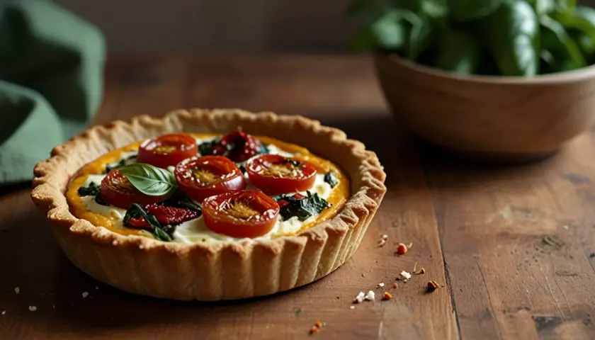 Tarta z suszonymi pomidorami: Prosty przepis na smakowitą tartę