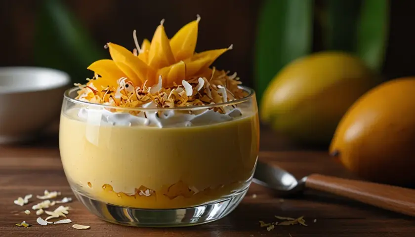 Mus z kokosa i mango: Przepis na tropikalny deser, który warto spróbować