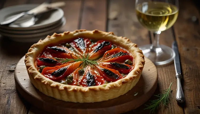 Tarta z łososiem i suszonymi pomidorami: Pyszne danie na każdą okazję