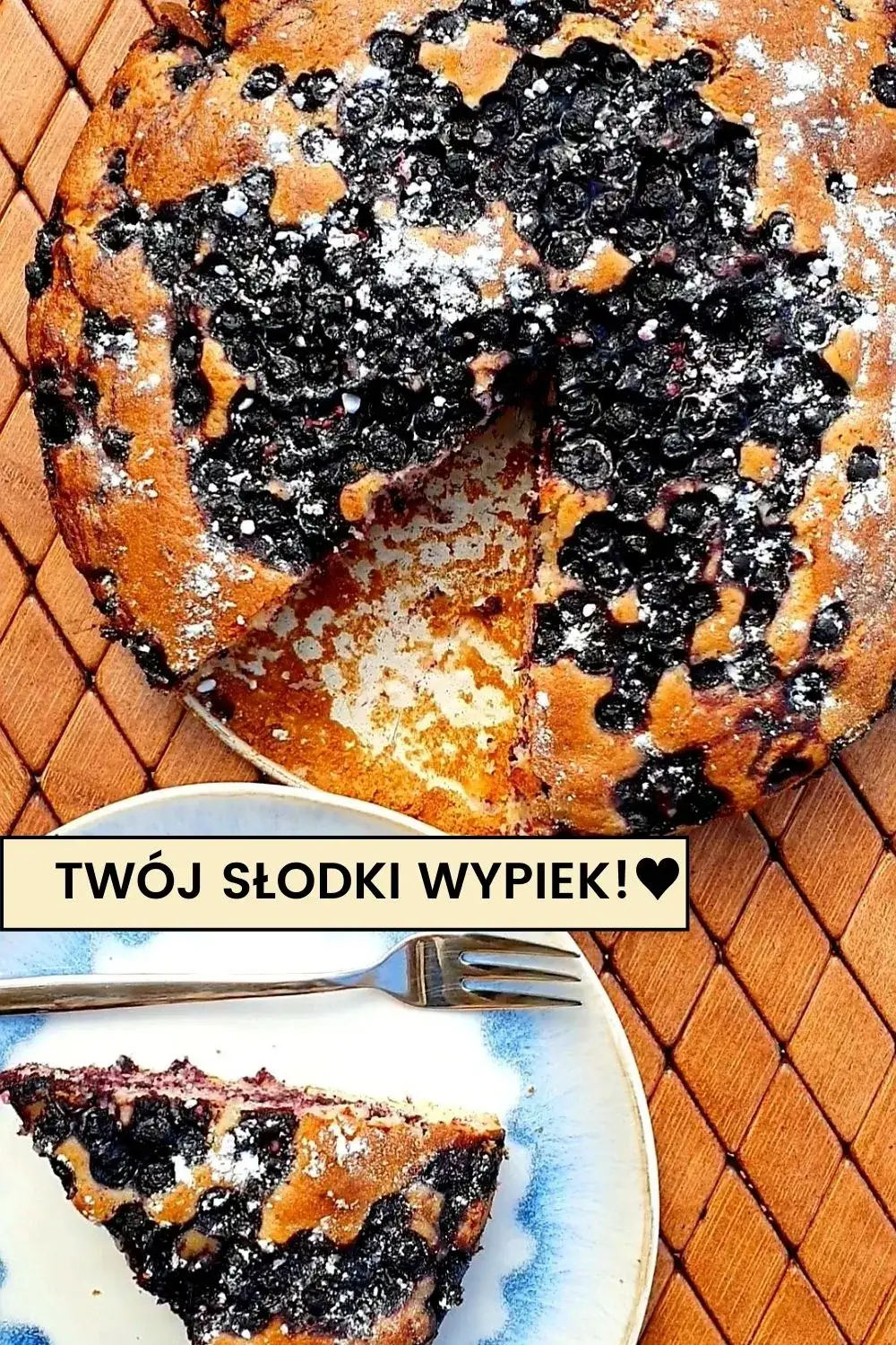 Zdjęcie Szybki przepis na ciasto z jagodami mrożonymi, które zachwyci smakoszy