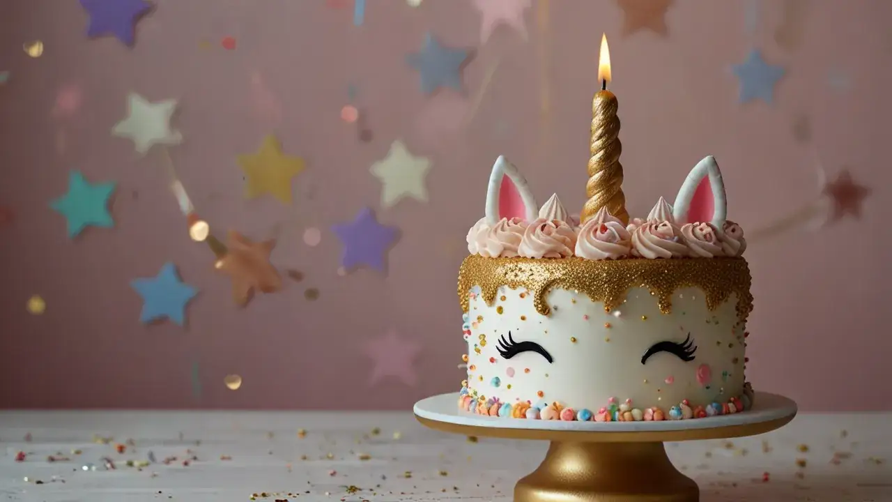 Zdjęcie Tort na roczek z bitej śmietany: Słodki tort dla malucha na roczek